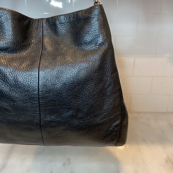 Coach Madison Phoebe Pebbled Leather Shoulder Bag (#1) - Picture 4 of 15